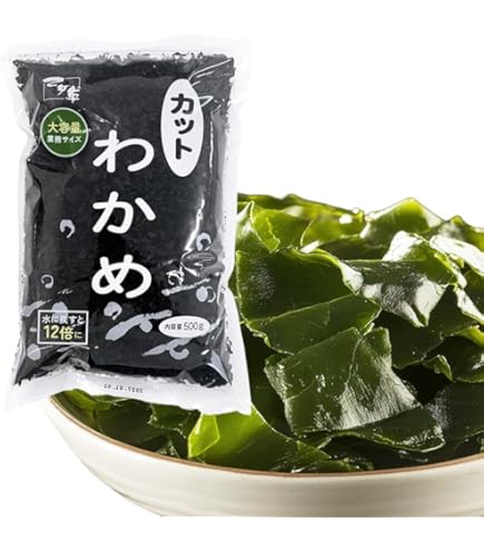 Amazon.co.jp: 七福屋 乾燥 カットわかめ業務用 1kg（200g×5袋）磯の